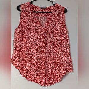 🌼 5 For 20$ 🌼Dalia Red and White Patterned Blouse